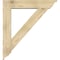 Ekena Millwork Traditional Traditional Rough Sawn Bracket w/ Offset Brace, Douglas Fir, 8"W x 40"D x 44"H BKT0806X40X44TRA01RDF - alternate 2